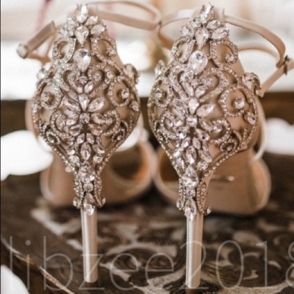 Badgley Mischka Shoes - Badgley Mischka Karmen Crystal Back Heel BRAND NEW